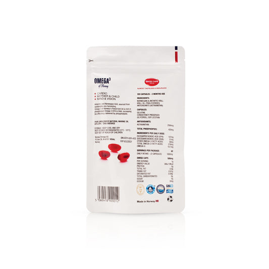 Omega 3 of Norway Premium Krill Kapseln im Beutel