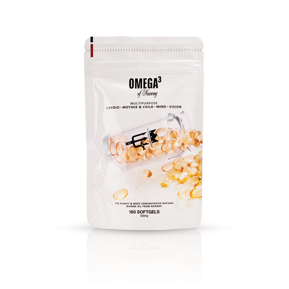 Omega 3 of Norway Premium Omega 3 Kapseln im Beutel