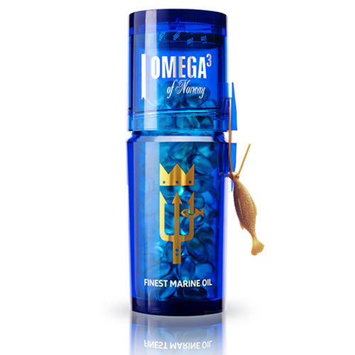 OMEGA 3 OF NORWAY Premium Omega 3 Kapseln im exlklusiven Acryl Container