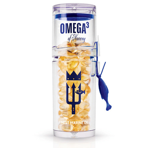 OMEGA 3 OF NORWAY Premium Omega 3 Kapseln im exlklusiven Acryl Container